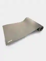 Серый коврик для фитнеса, гимнастики, йоги, спорта Isolon Fitness 5 мм, 140х50 см