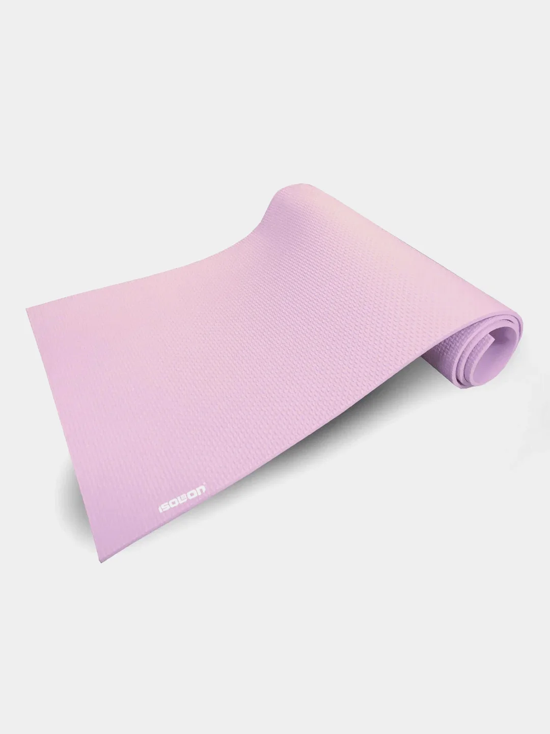 Бирюзовый коврик для фитнеса, гимнастики, йоги, спорта Isolon Fitness 5 мм, 140х50 см