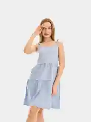 Лавандовый платье женское домашнее, сарафан, сорочка