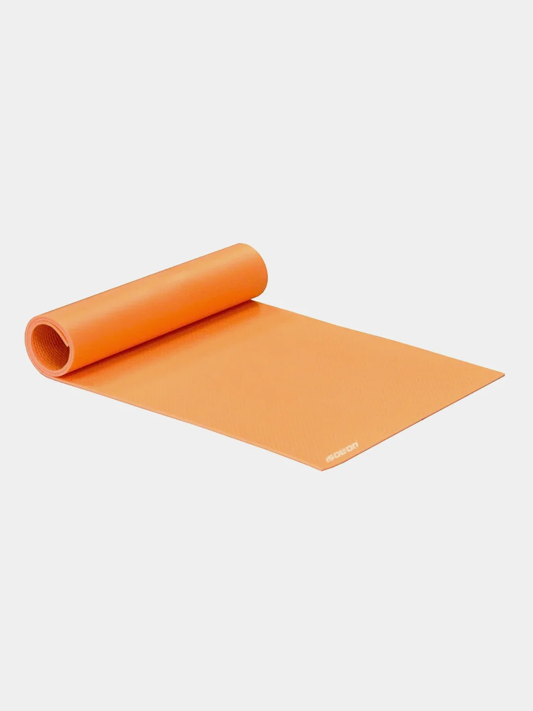 Лимонный коврик для фитнеса, гимнастики, йоги, спорта Isolon Fitness 5 мм, 140х50 см