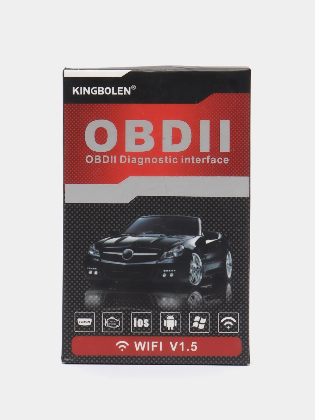 Автосканер с функцией кодирования на iOS и android, V1,5 OBD2 ELM327, чип PIC18F25, Wi-Fi