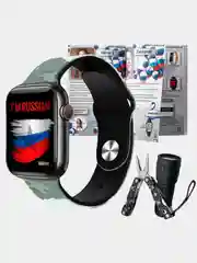 Умные часы BandRate Smart BRSX7PROBH-SET Limited Edition, с тонометром, секундомером, ЧСС