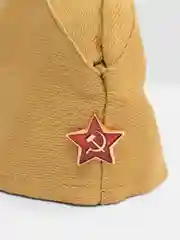 Пилотка военная со звездой детская и взрослая