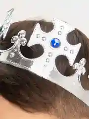 Серый металлик корона карнавальная