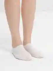 Белый носки женские короткие с силиконовой вставкой POOPSOCKS, цветные