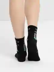 Белый носки женские, высокие, с надписью