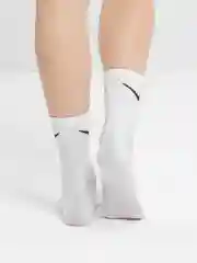 Белый носки белые, высокие