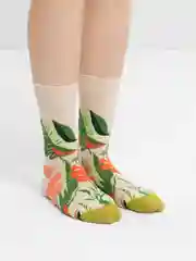 Белый носки женские, высокие
