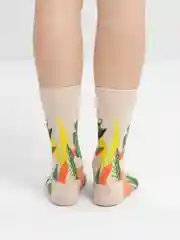 Белый носки женские, высокие