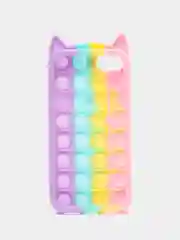 Кремовый чехол для iPhone 6, 7, 8, SE 2020, SE 2022, серия Pop it антистресс