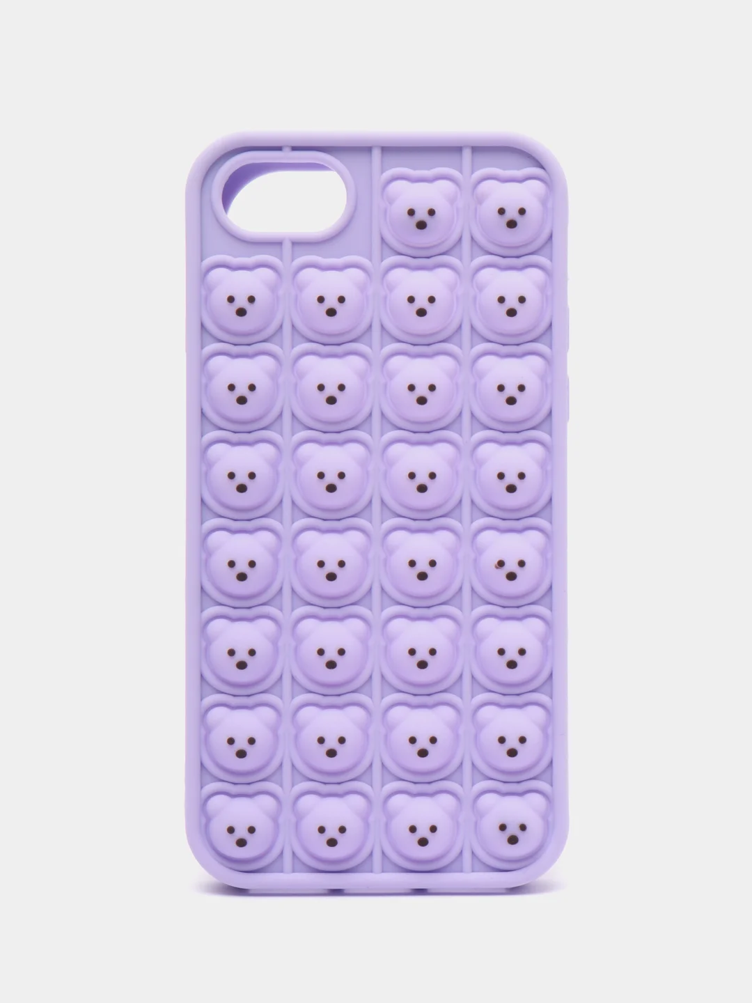Фиолетовый чехол для iPhone 6, 7, 8, SE 2020, SE 2022, серия Pop it антистресс