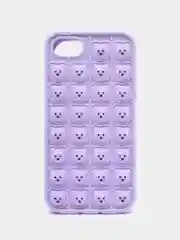 Фиолетовый чехол для iPhone 6, 7, 8, SE 2020, SE 2022, серия Pop it антистресс
