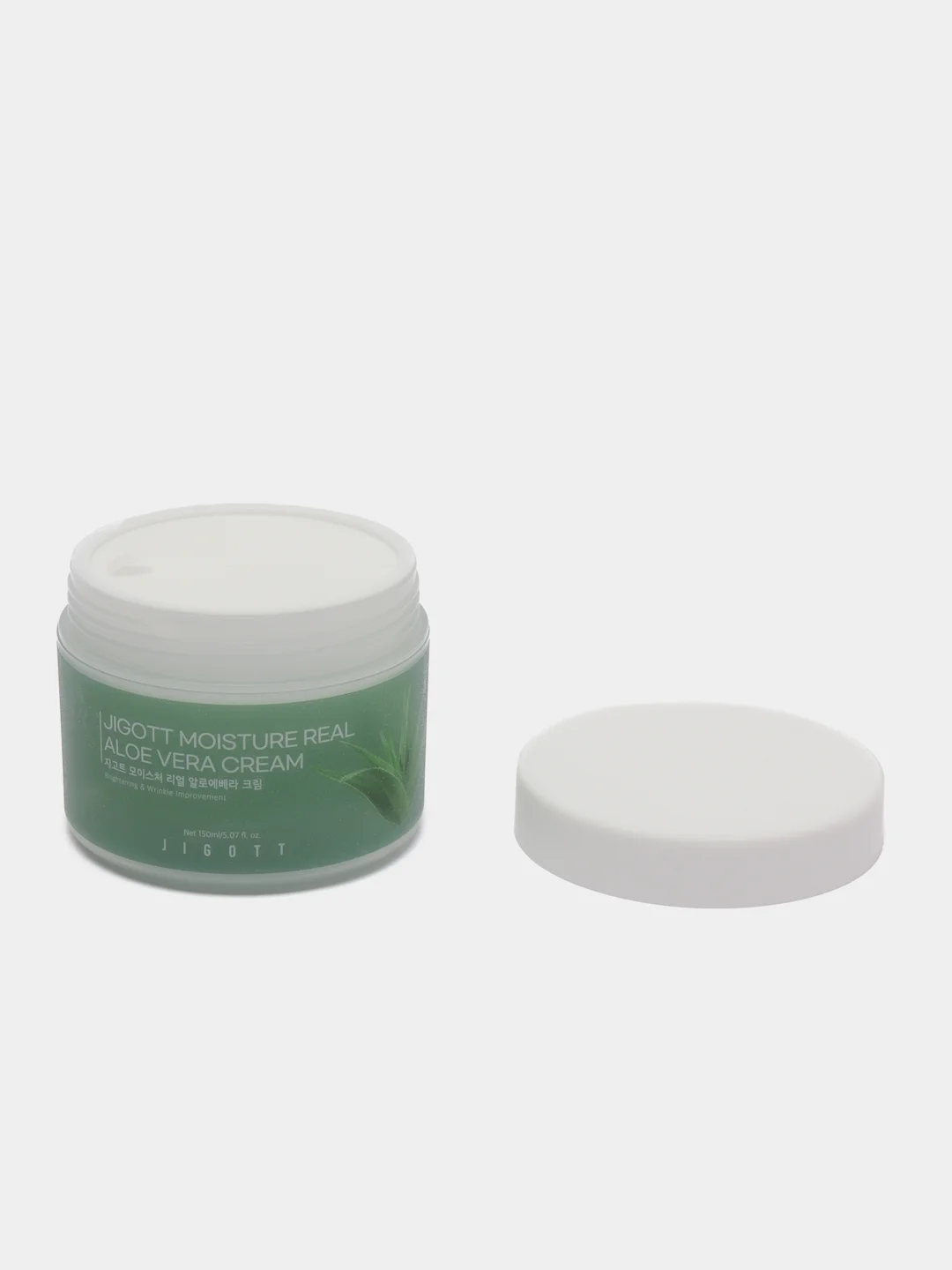 Крем для лица, увлажняющий, с экстрактом алоэ вера, Jigott Moisture Real Aloe Vera, 150 мл