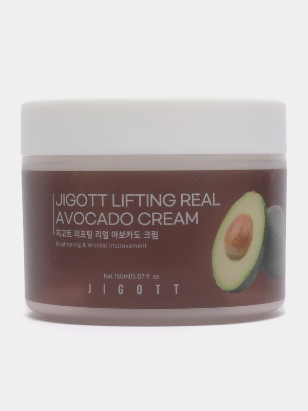 Крем-лифтинг для лица с авокадо Jigott Lifting Real Avocado Cream, 150 мл