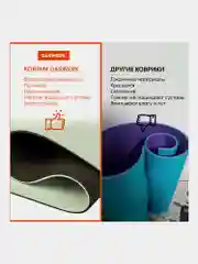 Коврик для йоги и фитнеса, спорта, нескользящий, спортивный, для занятий, Daswerk, 680031