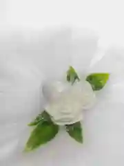 Белый банты новогодние