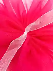 Тёмно-розовый банты новогодние