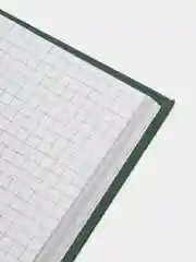 Книга учета 96 листов клетка, твердая, бумвинил, А4, Brauberg, зеленая, 130222