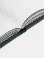 Книга учета 96 листов клетка, твердая, бумвинил, А4, Brauberg, зеленая, 130222