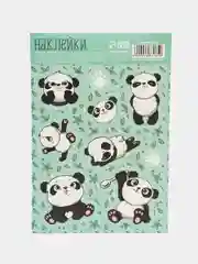 Зеленый набор детских наклеек, наклейки с животными, смешные наклейки, наклейки для детей