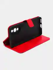 Красный чехол-книжка с магнитной застежкой для HUAWEI nova 10 Pro (Хуавей Нова 10 Про)