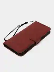 Багровый чехол-книжка с магнитной застежкой для Tecno Camon 20 / Camon 20 Pro 4G (Техно Камон 20 Про 4 Джи)