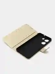 Золотой чехол-книжка с магнитной застежкой для Tecno Camon 20 / Camon 20 Pro 4G (Техно Камон 20 Про 4 Джи)