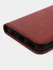 Багровый чехол-книжка с магнитной застежкой для Infinix NOTE 30 Pro (Инфиникс Ноут 30 Про)