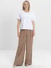 Футболка женская однотонная, белая, Lilians