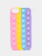 Кораллово-розовый чехол для iPhone 6, 7, 8, SE 2020, SE 2022, серия Pop it антистресс