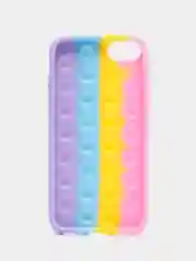 Кораллово-розовый чехол для iPhone 6, 7, 8, SE 2020, SE 2022, серия Pop it антистресс