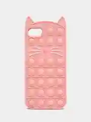Пастельно-коралловый чехол для iPhone 6, 7, 8, SE 2020, SE 2022, серия Pop it антистресс