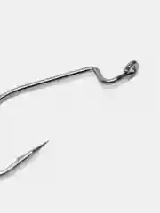 Серебряный офсетный крючок, набор из одного размера, 10 или 50 шт