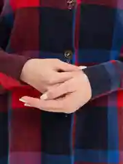 Бордовый рубашка женская, в клетку