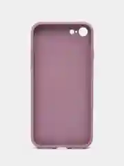 Синий силиконовый чехол для iPhone 7, iPhone 8, iPhone SE 2020, со стеклянной панелью