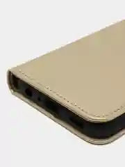 Золотой чехол-книжка с магнитной застежкой для Samsung Galaxy A24 (Самсунг Галакси А24)