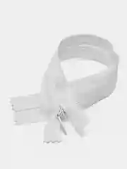 Белый молния потайная