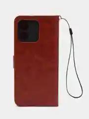 Багровый чехол-книжка с магнитной застежкой для HONOR X5 2023 (Хонор Икс 5 Х5)