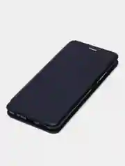 Темно-синий чехол-книжка для Infinix Hot 30 Play / Инфиникс Хот 30 Плей