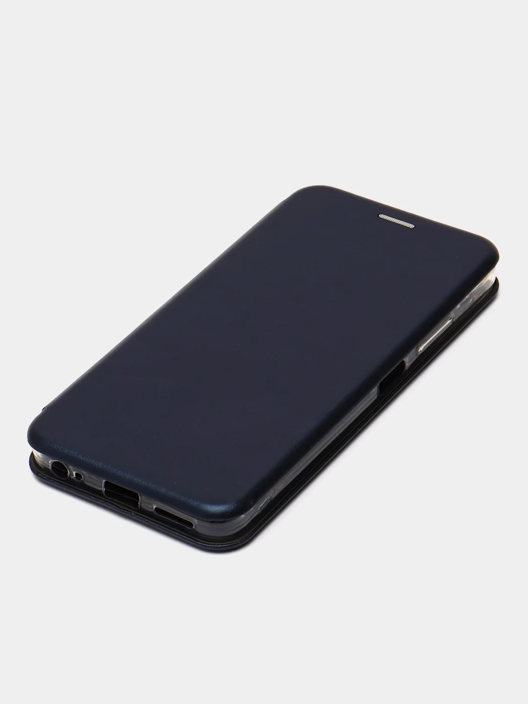 Темно-синий чехол-книжка для Infinix Hot 30i, Инфиникс Хот 30Ай