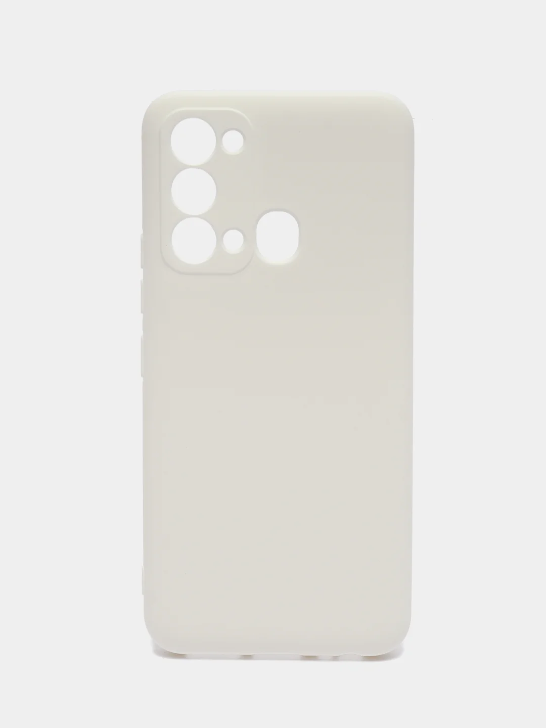 Белый чехол для Itel Vision 3 (Ител Вижен 3), c мягкой подкладкой