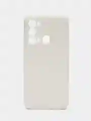 Белый чехол для Itel Vision 3 (Ител Вижен 3), c мягкой подкладкой