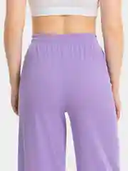 Лавандовый брюки кюлоты женские, лапша