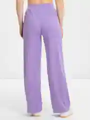 Лавандовый брюки кюлоты женские, лапша