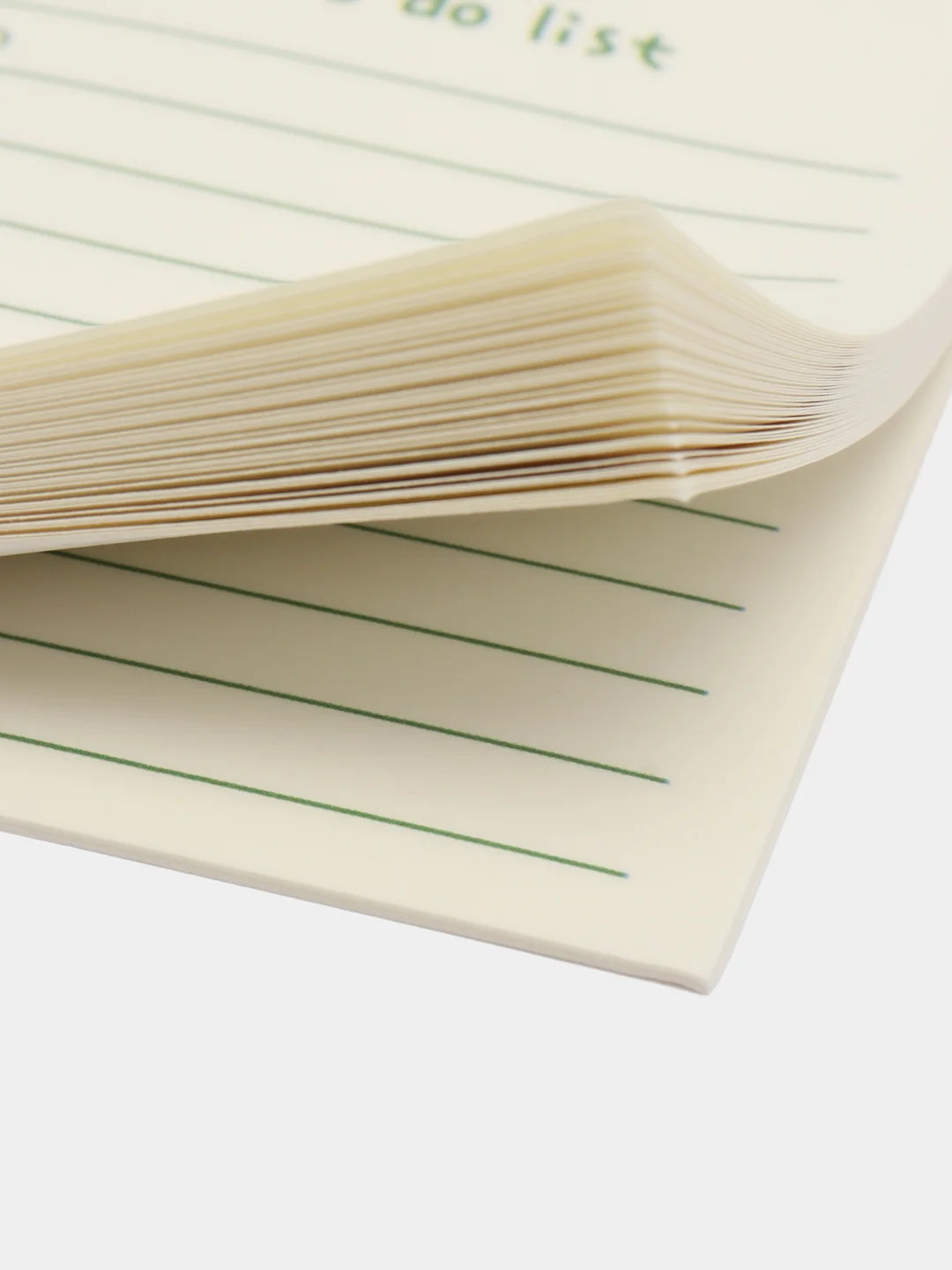 Зеленый мини блокнот с отрывными листами to do list, планер
