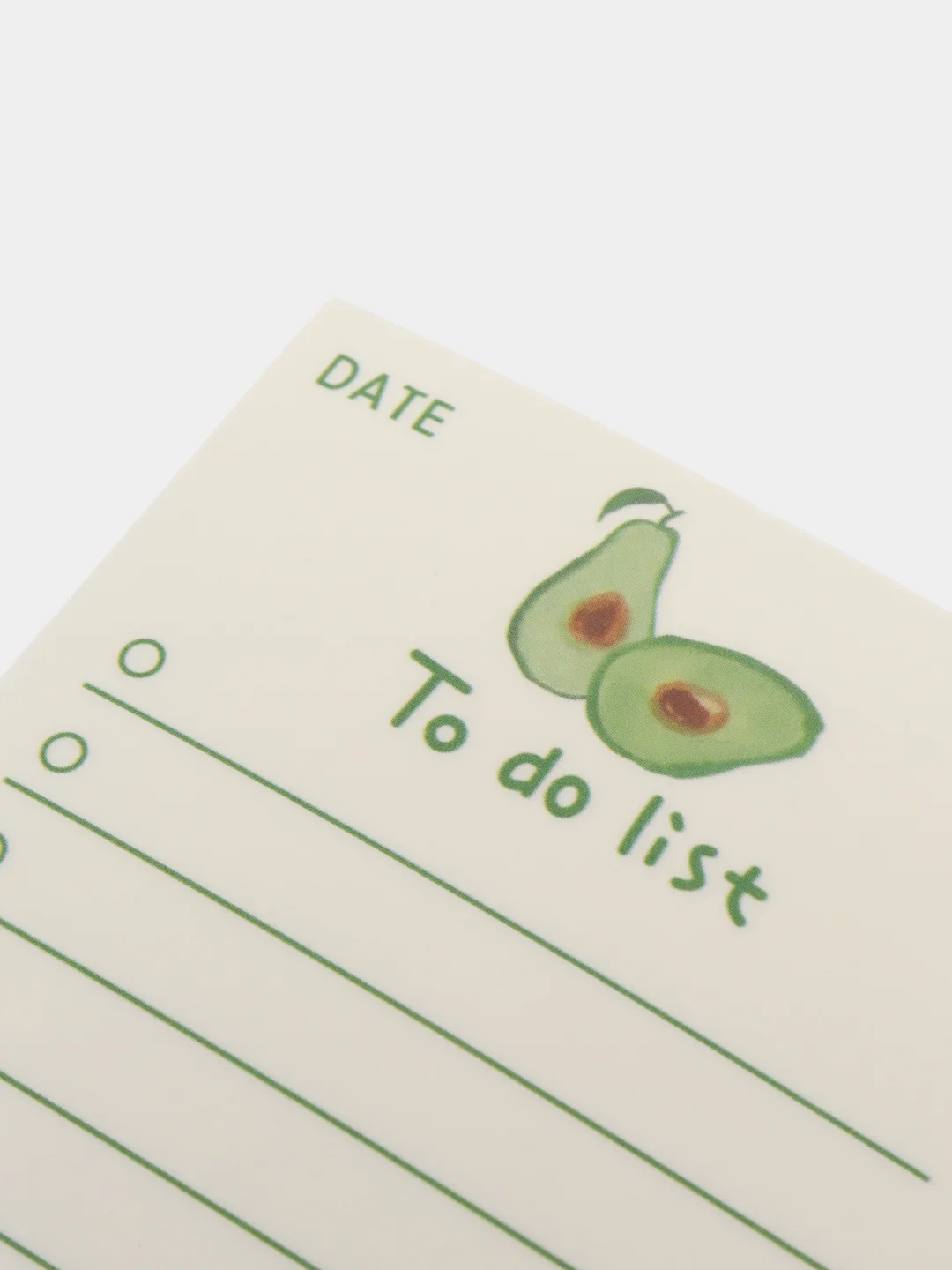 Зеленый мини блокнот с отрывными листами to do list, планер