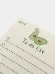 Зеленый мини блокнот с отрывными листами to do list, планер
