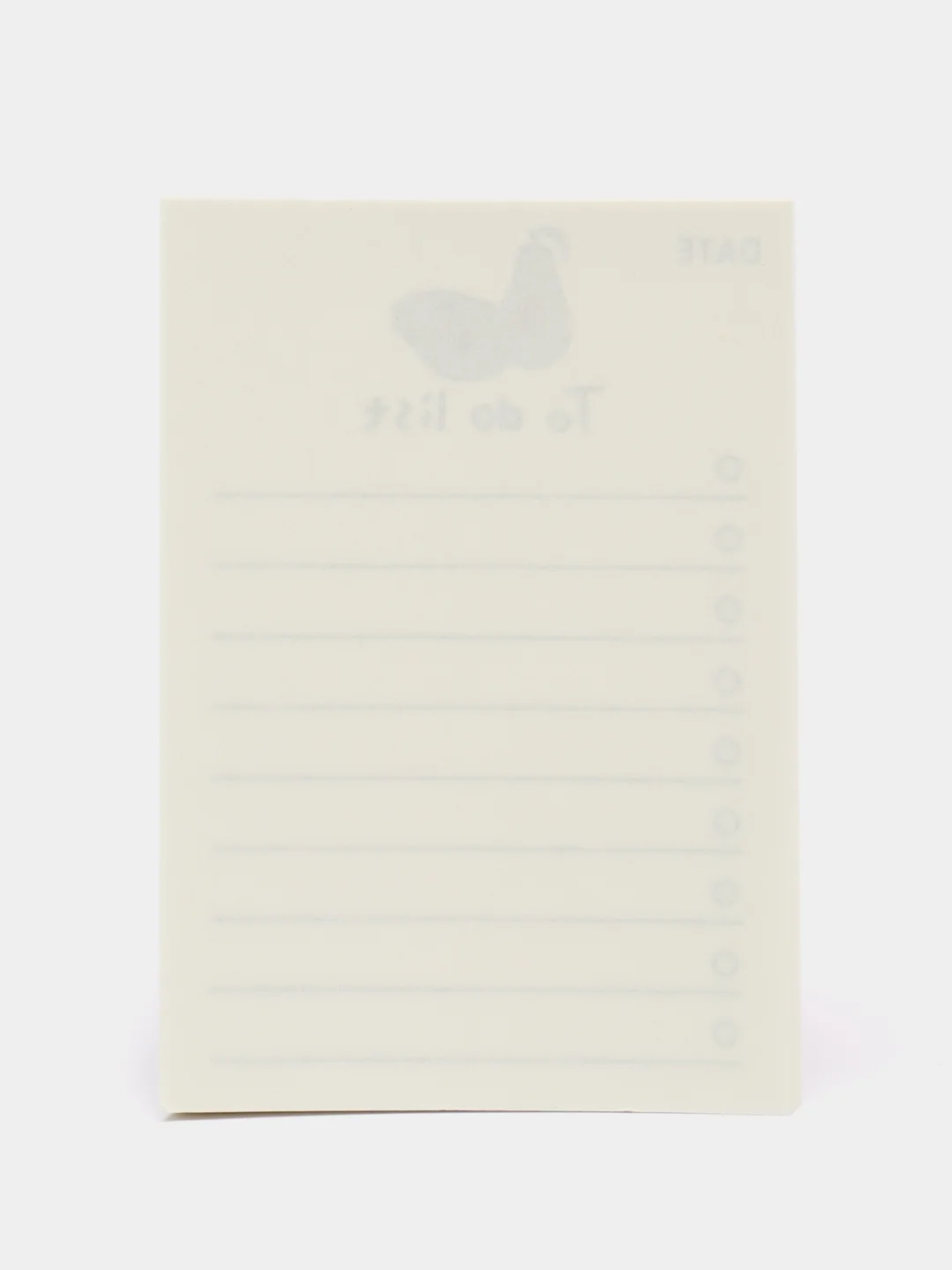 Зеленый мини блокнот с отрывными листами to do list, планер