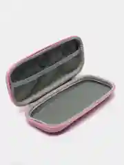 Розовый пенал школьный для мальчиков, девочек на молнии, 3D