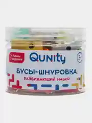 Белый шнуровка для детей, бусины в форме фруктов и животных